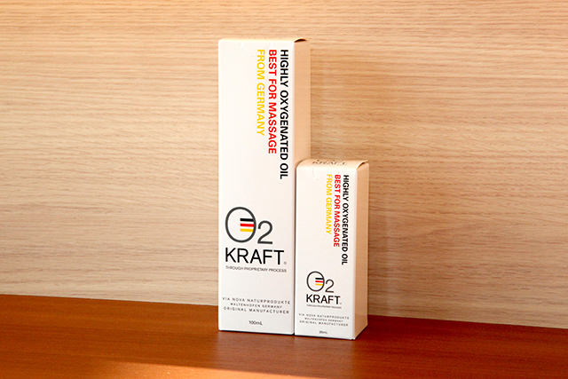 高濃度酸素マッサージオイル